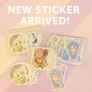 ANIME STICKERS!!  MHA/POKEMON/ONE PIECE